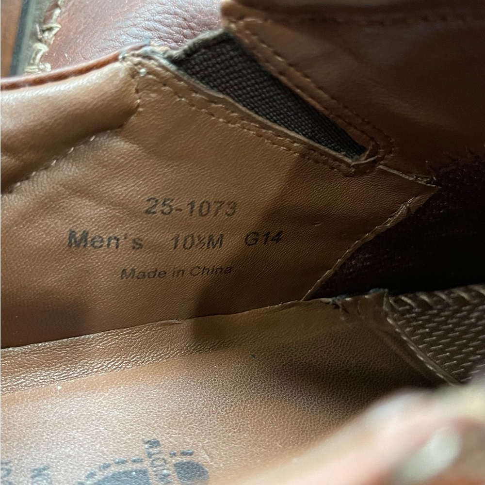 Johnson & Murphy XC4 Brown Leather Slip-On Shoes - Picture 9 of 10